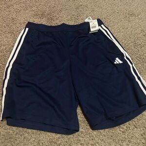 Adidas Men's Dark Blue Athletic Shorts